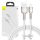 Baseus Cafule USB-Lightning kábel, 2,4A, 1m (fehér)