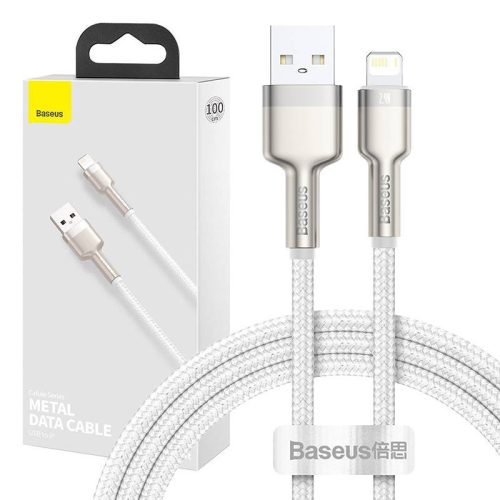 Baseus Cafule USB-Lightning kábel, 2,4A, 1m (fehér)