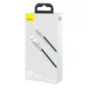 BASEUS - 1m (Zöld) Lightning USB-Kábel, 2,4A Töltéshez (CALJK-A06)