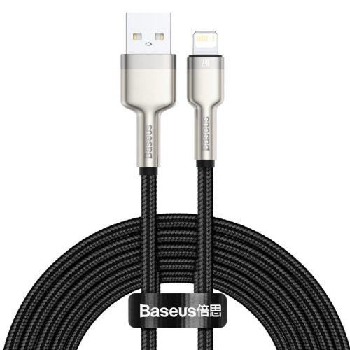 Baseus Cafule USB-Lightning Kábel, 2,4A, 2m (Fekete)