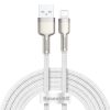 Baseus Cafule USB-Lightning Kábel, 2,4A, 2m (Fehér)