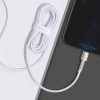 Baseus Cafule USB-Lightning Kábel, 2,4A, 2m (Fehér)