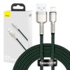 Baseus Cafule USB-Lightning Kábel, 2,4A, 2m (Zöld)