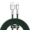 Baseus Cafule USB-Lightning Kábel, 2,4A, 2m (Zöld)