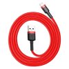 Baseus Cafule 2.4A Lightning USB-kábel 1m (piros)