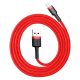 Baseus Cafule Lightning töltőkábel 1,5A, 2m (Piros)