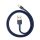 Baseus iPhone töltőkábel Cafule 1,5A 2m (Arany/Kék)