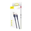 Baseus iPhone töltőkábel Cafule 1,5A 2m (Arany/Kék)