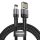 Baseus Cafule 1,5A 2m Lightning USB-kábel (kétoldalas) (szürke-fekete)