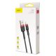 Baseus Cafule Lightning–USB kábel, 3m, 2A (Piros-fekete)