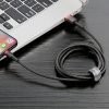 Baseus Cafule Lightning–USB kábel, 3m, 2A (Piros-fekete)