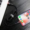 Baseus Cafule Lightning–USB kábel, 3m, 2A (Piros-fekete)