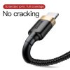 Baseus Cafule USB Lightning 2A 3m-es kábel (arany-fekete)