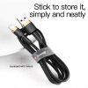 Baseus Cafule USB Lightning 2A 3m-es kábel (arany-fekete)