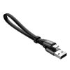 Baseus Nimble iPhone/lightning adat/töltőkábel 2A, 23cm (Fekete)