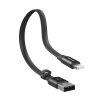 Baseus Nimble iPhone/lightning adat/töltőkábel 2A, 23cm (Fekete)