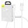 Baseus USB-kábel a Lightning Superior 2,4A, 0,25m (fehér)
