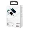 Baseus USB-kábel a Lightning Superior 2,4A, 0,25m (fehér)