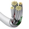 Baseus USB-kábel a Lightning Superior 2,4A, 0,25m (fehér)