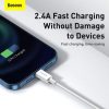 Baseus Superior Lightning gyors adat/töltőkábel 2.4A 1m  (Fehér)