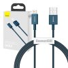 Baseus USB-kábel a Lightning Superior sorozat, 2,4A, 1m (kék)