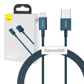   Baseus USB-kábel a Lightning Superior sorozat, 2,4A, 1m (kék)