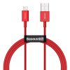 Baseus USB-kábel a Lightning Superior sorozat, 2,4A, 1m (piros)