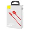 Baseus USB-kábel a Lightning Superior sorozat, 2,4A, 1m (piros)