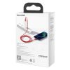 Baseus USB-kábel a Lightning Superior sorozat, 2,4A, 1m (piros)