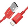 Baseus USB-kábel a Lightning Superior sorozat, 2,4A, 1m (piros)