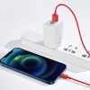 Baseus USB-kábel a Lightning Superior sorozat, 2,4A, 1m (piros)