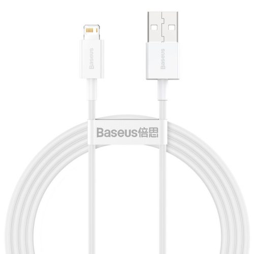 Baseus USB-kábel a Lightning Superior 2,4A, 1,5m (fehér)