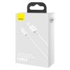 Baseus USB-kábel a Lightning Superior 2,4A, 1,5m (fehér)