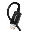 Baseus Superior Series USB-Lightning Kábel, 2,4A, 2m (Fekete)