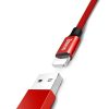 Baseus Yiven Lightning kábel, 2A, 1,8m (piros)