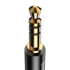 Baseus Yiven USB-C - 3,5 mm-es mini jack audio kábel, 1,2m (fekete)