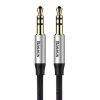 Baseus Audio Yiven M30 kábel 1m (ezüst/fekete)