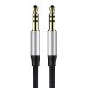 Baseus Audio Yiven M30 kábel 1m (ezüst/fekete)
