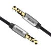 Baseus Audio Yiven M30 kábel 1m (ezüst/fekete)