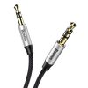Baseus Audio Yiven M30 kábel 1m (ezüst/fekete)