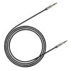 Baseus Audio Yiven M30 kábel 1m (ezüst/fekete)
