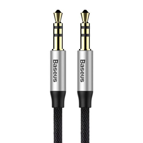 Baseus Audio Yiven M30 kábel 1,5m (ezüst/fekete)