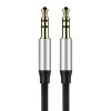 Baseus Audio Yiven M30 kábel 1,5m (ezüst/fekete)