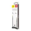 Baseus Audio Yiven M30 kábel 1,5m (ezüst/fekete)