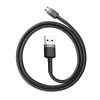 Baseus Cafule 2.4A USB-Micro USB kábel 0,5m (Szürke-Fekete)