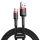 Baseus Cafule 2.4A USB-Micro USB kábel 1m (piros-Fekete)