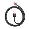 Baseus Cafule 2.4A USB-Micro USB kábel 1m (piros-Fekete)