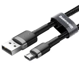 Baseus Cafule MicroUSB kábel 2,4A 1m (Szürke/Fekete)