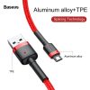 Baseus Cafule 1,5A 2m USB-Micro USB-kábel (piros)