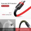 Baseus Cafule 1,5A 2m USB-Micro USB-kábel (piros)